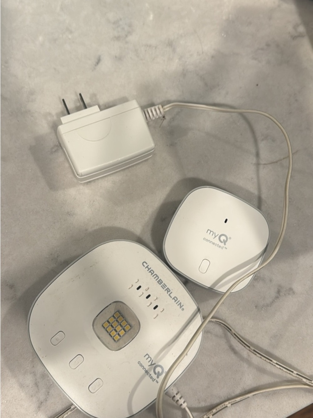 Chamberlain myQ White Smart Garage Controller and Sensor